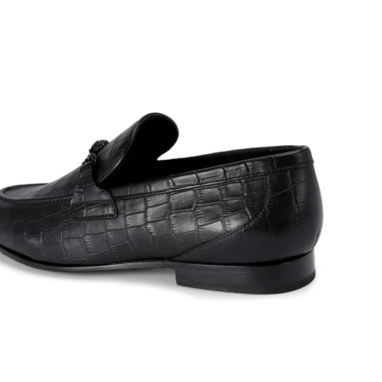 Kurt Geiger London Leather Alton Croc Loafers - Image 3