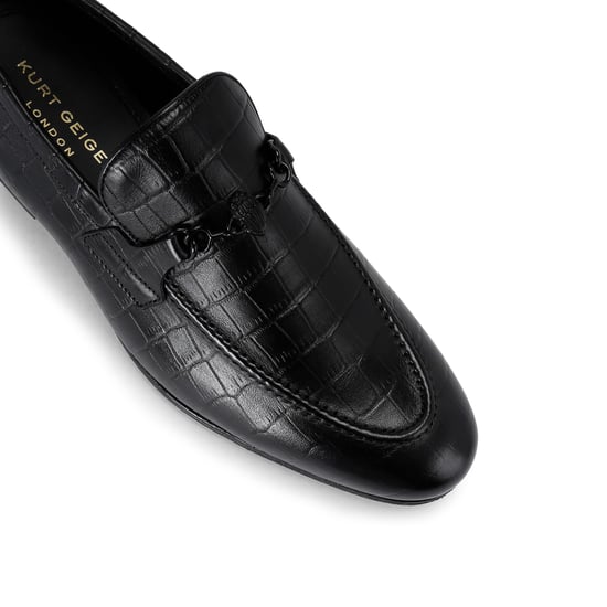 Kurt Geiger London Leather Alton Croc Loafers - Image 4