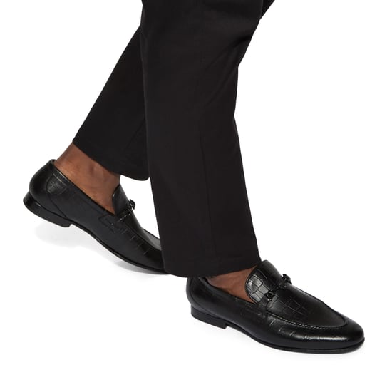 Kurt Geiger London Leather Alton Croc Loafers - Image 5