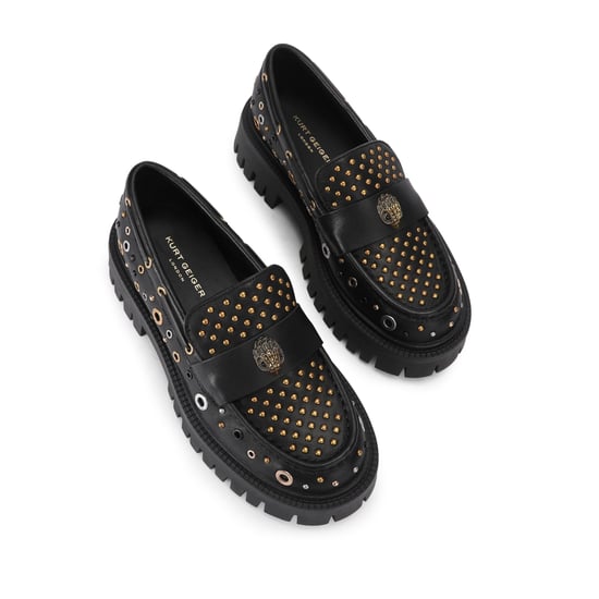 Kurt Geiger London Leather Studded Chunky Loafer Loafers - Image 2
