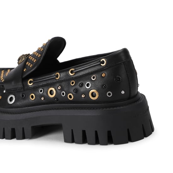 Kurt Geiger London Leather Studded Chunky Loafer Loafers - Image 3