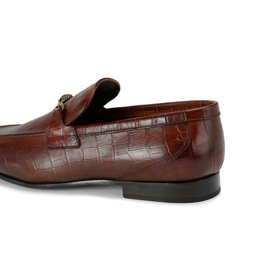 Kurt Geiger London Leather Alton Croc Loafers - Image 3