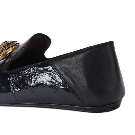 Kurt Geiger London Leather Chelsea Point Slip On Ballet Flats - Image 3