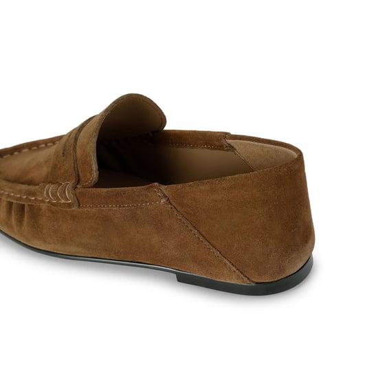 Suede Roger Taupe Suede Loafers - Image 3