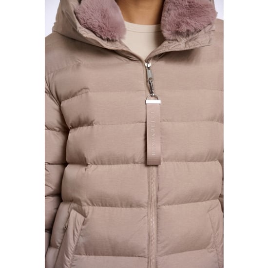 Rino & Pelle padded coat with detachble collar hudson.7002612 11100 mocha latte - Image 3