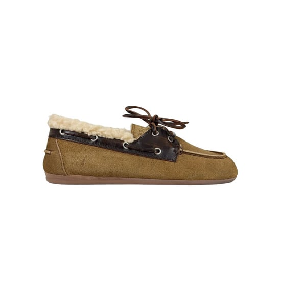 Posa Pw250 loafers boat loafer brushed fur suede/leather - Image 1