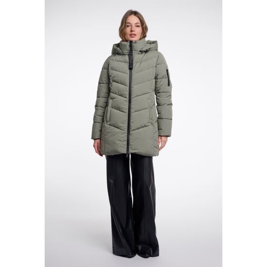 Rino & Pelle padded jacket with detachble hood yasmina.7002612 11111 misty basil - Image 1