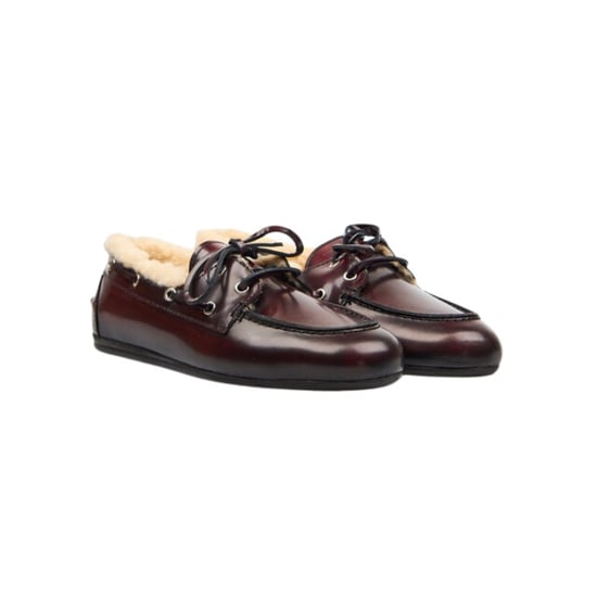 posa Pw103 loafers boat loafer fur box leather - Image 4