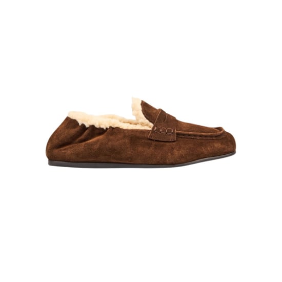 Posa Pw246 loafers penny loafer square fur - Image 1