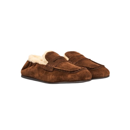Posa Pw246 loafers penny loafer square fur - Image 3