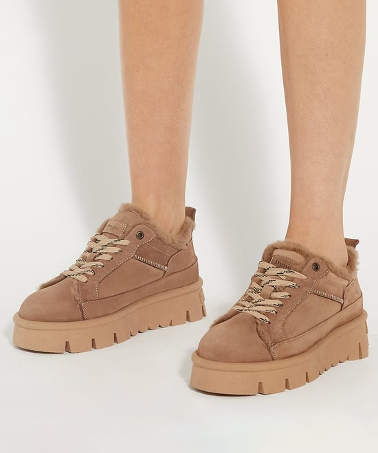 Dune Ladies Estha - Chunky Cleated Sole Lace Up Shoes - Image 3