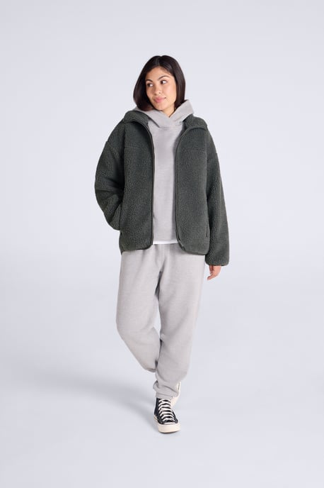 'Anna' Women's Fleece Sweater Full Zip Warm Cosy Jacket - Image 4
