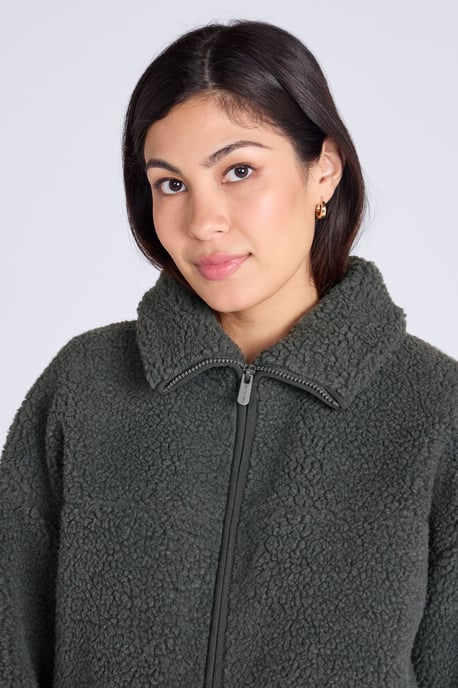 'Anna' Women's Fleece Sweater Full Zip Warm Cosy Jacket - Image 6