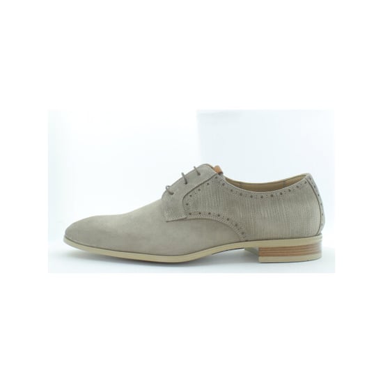 Giorgio 964192 Beige suède veterschoen met rubber zool - Image 1