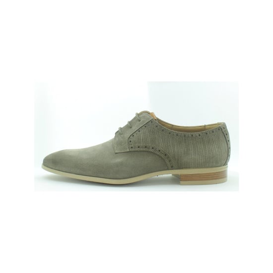 Giorgio 964192 Groene suède veterschoen met rubber zool - Image 1