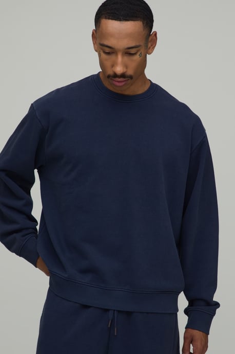 Oversized Premium 480gsm Washed Sweatshirt - Image 1