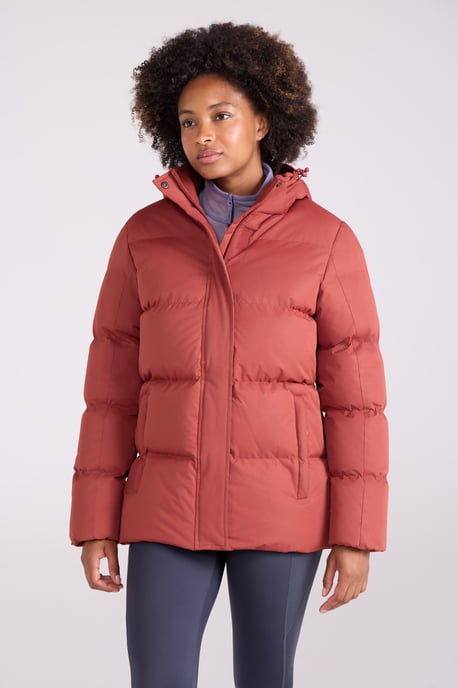 'Snow' Women's Padded Jacket Water Resistant Full Zip Warm Cosy Coat - Image 2