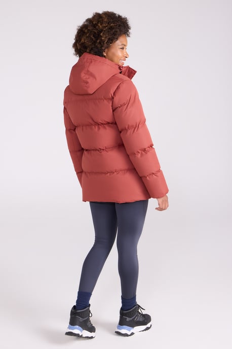 'Snow' Women's Padded Jacket Water Resistant Full Zip Warm Cosy Coat - Image 6