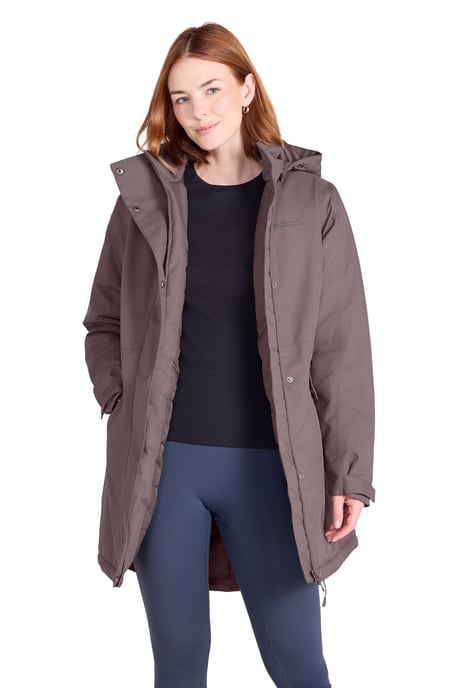 'Rain On' Women's Padded Jacket Waterproof Breathable Hooded Rain Coat - Image 1