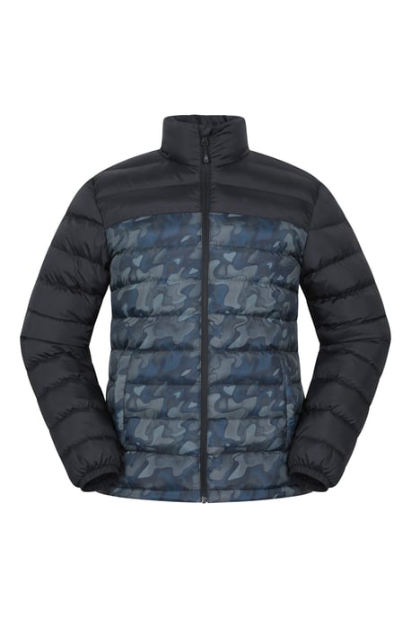 'Seasons' Men's Printed Padded Jacket Water Resistant Winter Coat - Image 1