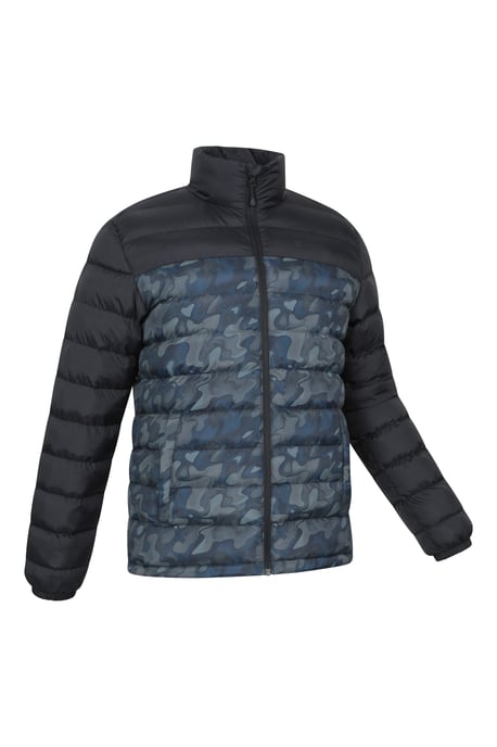 'Seasons' Men's Printed Padded Jacket Water Resistant Winter Coat - Image 2