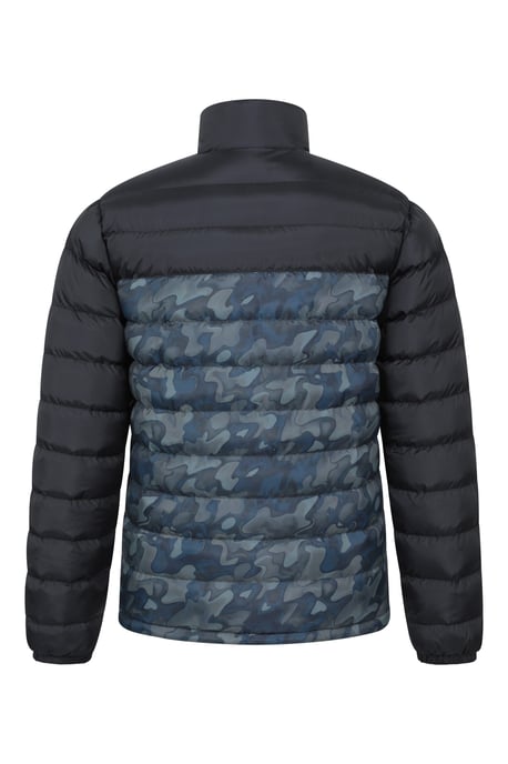 'Seasons' Men's Printed Padded Jacket Water Resistant Winter Coat - Image 3
