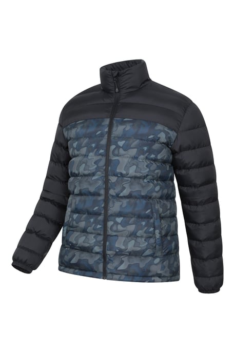 'Seasons' Men's Printed Padded Jacket Water Resistant Winter Coat - Image 4