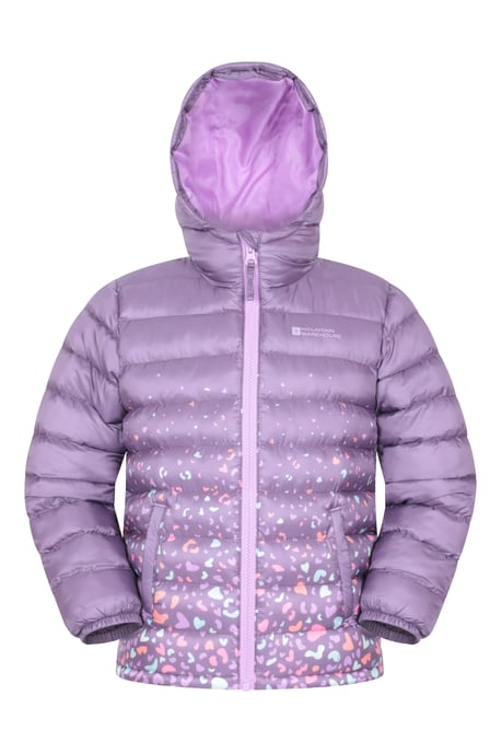 'Printed Seasons' Kids Padded Jacket Water Resistant Cosy Winter Coat - Image 1