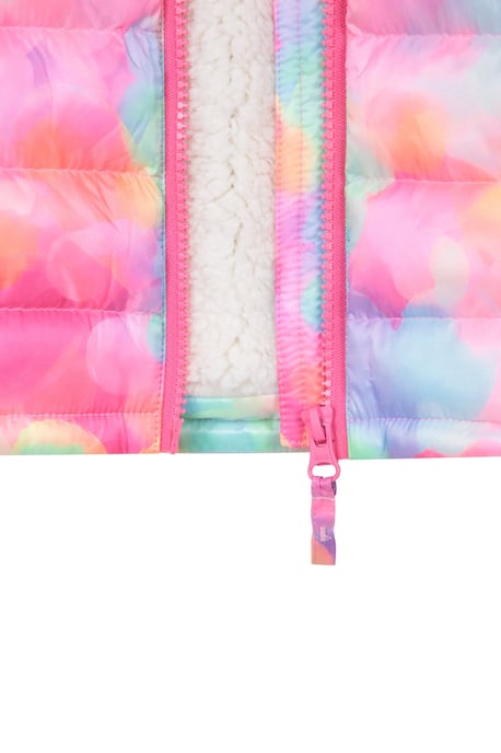 'Seasons' Kids Padded Jacket with Side Pockets Fur Lined Water Resistant School Coat - Image 4