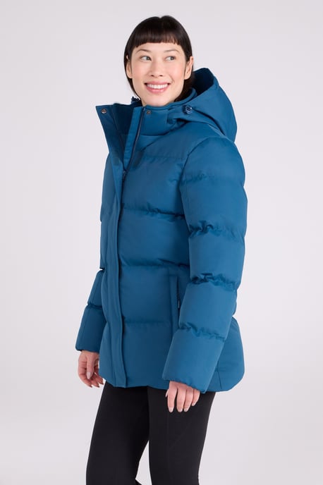 'Snow' Women's Padded Jacket Water Resistant Full Zip Warm Cosy Coat - Image 2