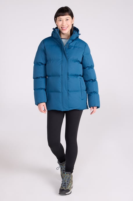 'Snow' Women's Padded Jacket Water Resistant Full Zip Warm Cosy Coat - Image 3