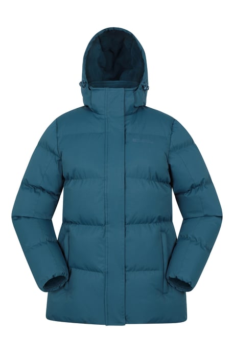 'Snow' Women's Padded Jacket Water Resistant Full Zip Warm Cosy Coat - Image 6