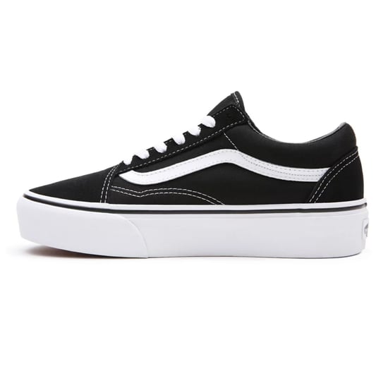 VANS Platform Old Skool Shoes Black/White - Image 2