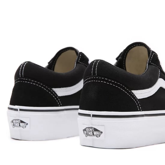 VANS Platform Old Skool Shoes Black/White - Image 6