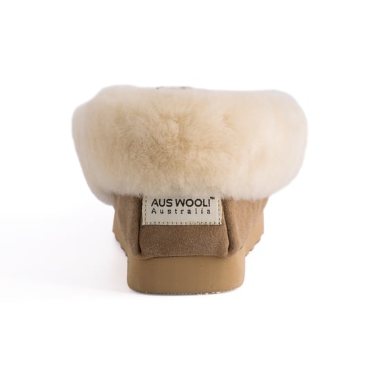 Aus Wooli Australia Hand Stitched Womens Sheepskin Moccasin - Image 3