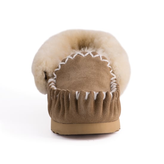 Aus Wooli Australia Hand Stitched Womens Sheepskin Moccasin - Image 5