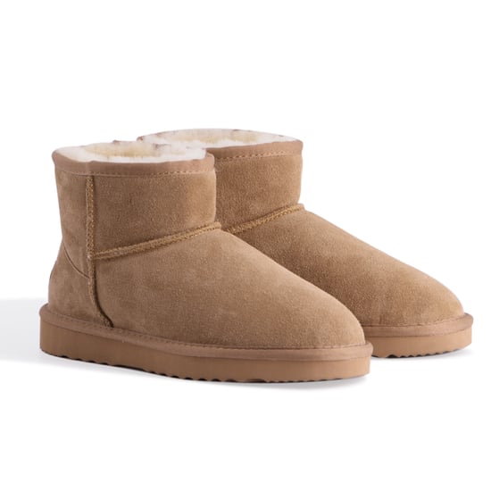 Aus Wooli "Bondi" Australia Short Sheepskin Ankle Boot, Tan - Image 6