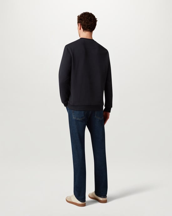 Relaxed Fit Long Sleeve Logo Detail Sweatshirt - Image 2