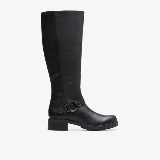 Hearth Rae Black Leather Boots - Image 1