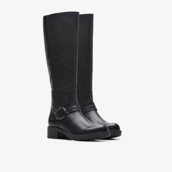 Hearth Rae Black Leather Boots - Image 4