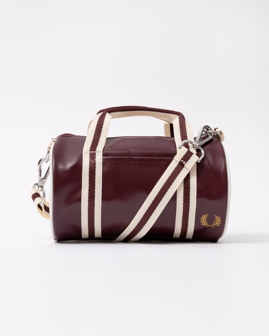 Logo Detail Shoulder Bag in Wine - Image 1