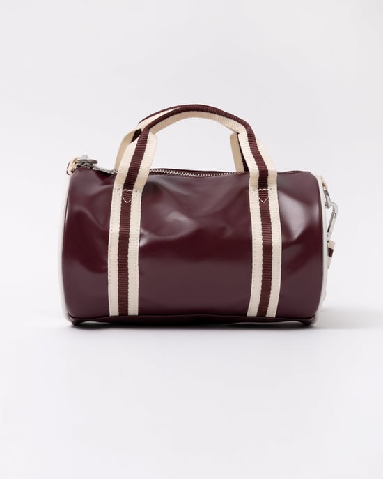 Logo Detail Shoulder Bag in Wine - Image 6