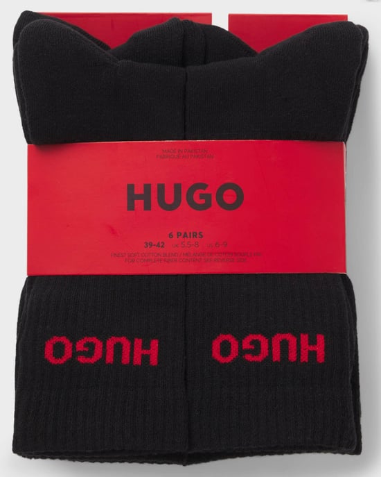 HUGO 6-Pack Kwartsokken, Veelkleurig - Image 3