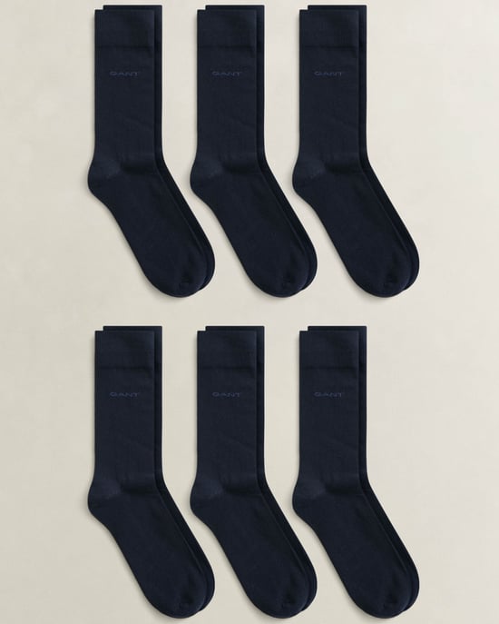Logo Detail Socks in Navy - Image 1