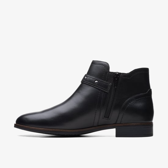 Trish Strap Zwarte Leren Laarzen - Image 2
