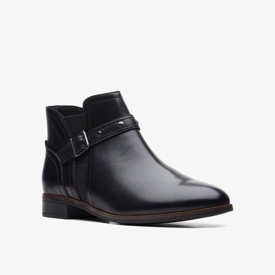 Trish Strap Zwarte Leren Laarzen - Image 3