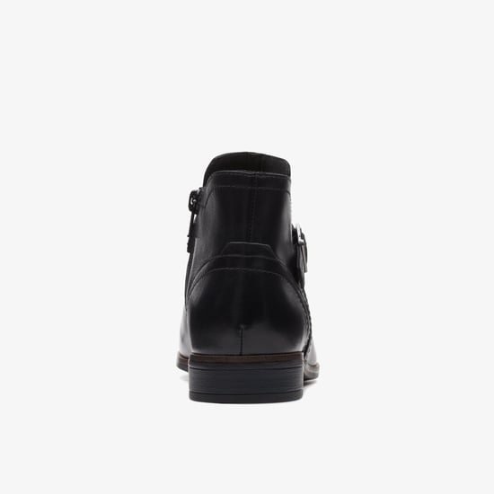 Trish Strap Zwarte Leren Laarzen - Image 5