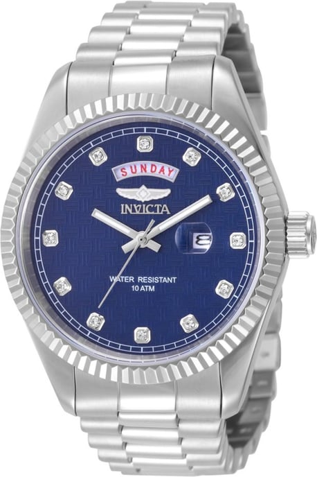 Invicta Specialty 51043 Herrklocka - Quartzverk - Rostfritt Stål med Blå Urskiva - 43 mm - Image 1