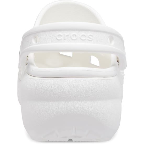 Crocs Classic Platform Thermoplastic Women's White Clogs - Image 2
