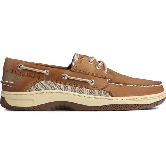 Sperry Billfish 3-Eye Leather Men's Dark Tan Boat Shoes - Image 4